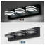 Luminaires de meuble-lavabo noir mat 3 lumières de salle de bain modernes à DEL en acrylique noir-659625149-659625150-659625126