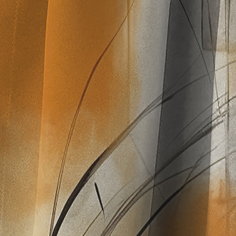 Exploring Abstracted Patterns III - Abstract Curtain - Blackout Geometric Curtain - 1 Panels, 52" W x 84" L