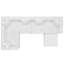 Canapé modulaire rembourré 6 pièces Saybrook-309145596