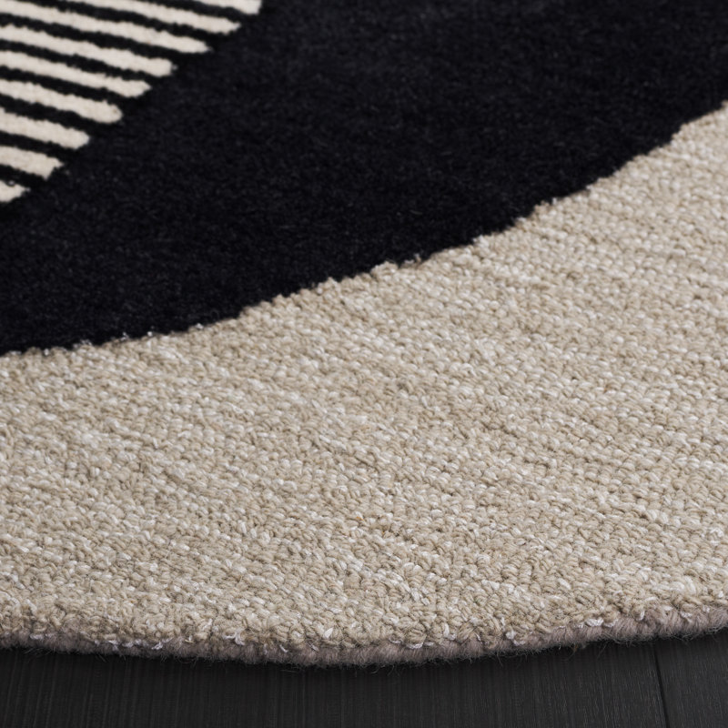 Tapis touffeté à la main Cassina, Rond 6 pi
