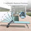 Ensemble de 2 chaises longues d'extérieur-1285142176