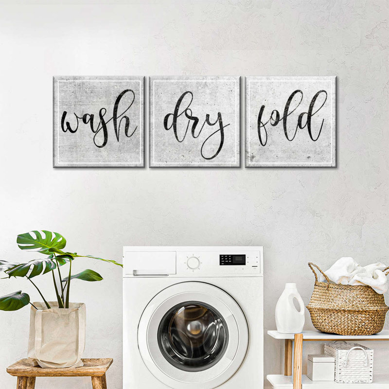 Ensemble de 3 pièces inspirantes et typographiques, H 8 po x l 26 po x P 1 po