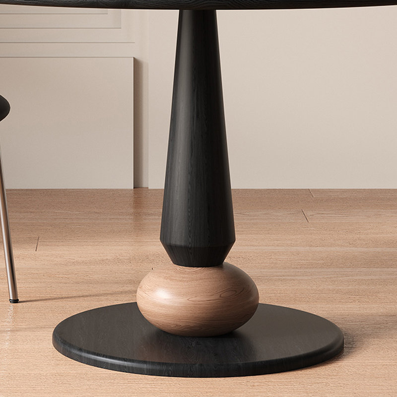 French simple round dining table