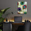 Art mural en verre Peacock-2099969077
