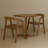 Burlywood Squircle Solid Wood Dining table-359284520