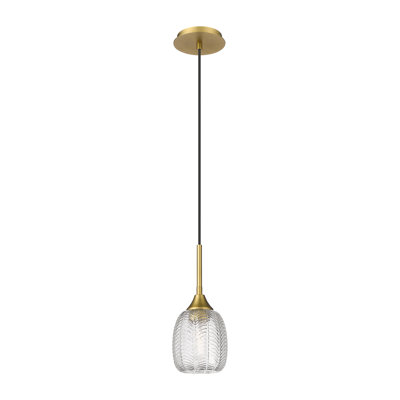 Geramy - 1 Light 5.5" Cord Hung Pendant