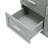 Grey Tall And Wide Storage Cabinet With Doors And Three Drawers For Bathroom Or Office Use | Gift Idea-515936326