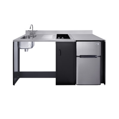 72" Wide Barrier-Free All-In-One Kitchenette, ADA-Compliant