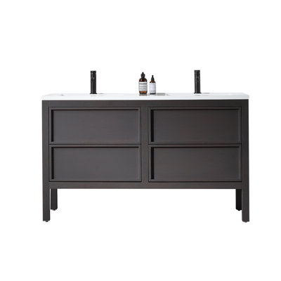 Ensemble de meuble-lavabo double 55 po Gonzalo