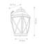 Fornello Bronze 43.2cm H Outdoor Wall Lantern