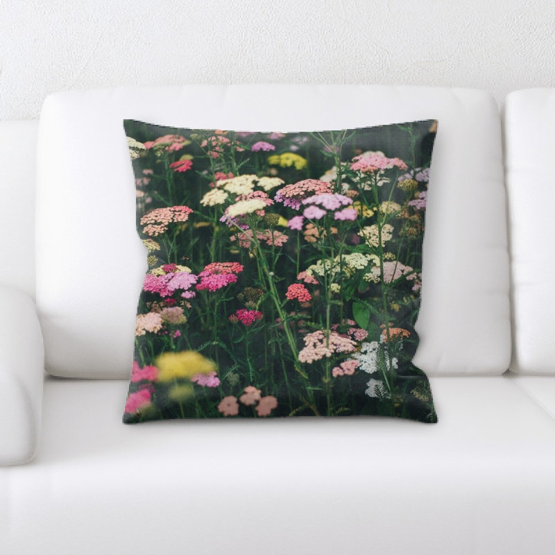 Microsuede Reversible Throw Pillow
