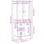 Akaia 80cm Sideboard-251637322