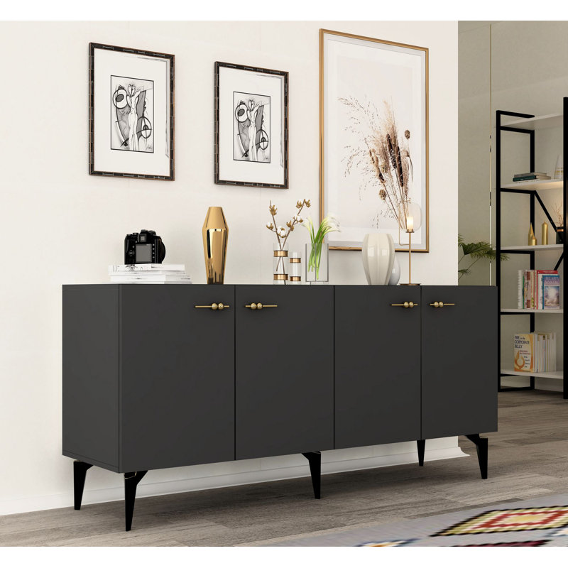 Olivia 150cm Console Table, Grey