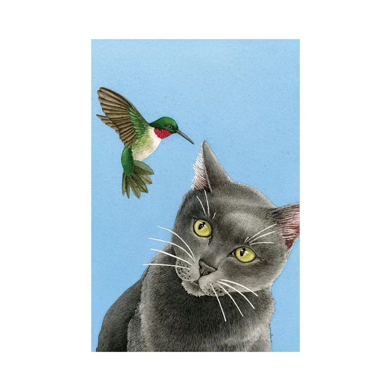 There's A Humming In My Ear by Tracy Lizotte - Wrapped Canvas Print, 20.32 cm H x 30.48 cm W