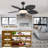 48" Tropical plam Leaf Ceiling Fan With Led Lights and Remote-1220273922