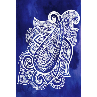 Indigo Paisley I