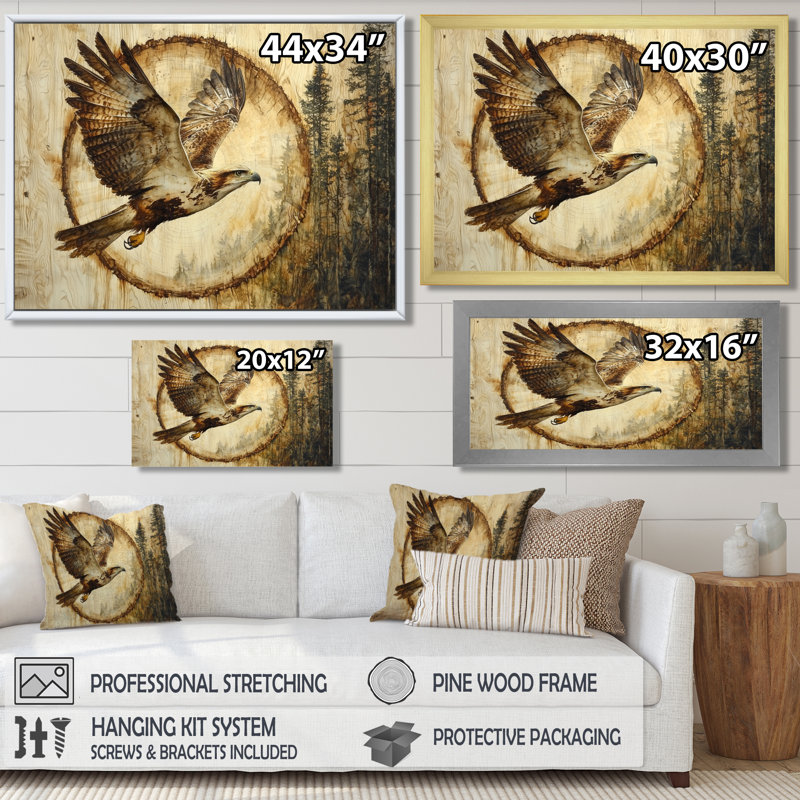 Girand - animaux, art mural, Reproduction encadrée d'une seule photo, Noir, noir, noir, noir, H 12 po x l 20 po