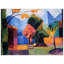 Macke August - Wrapped Canvas Painting-21212131
