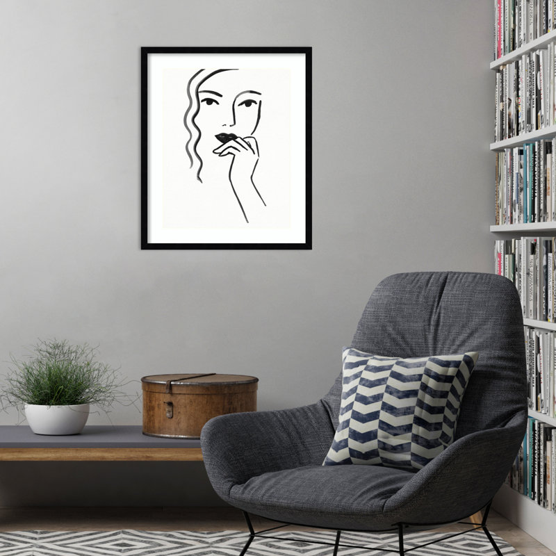 «Athene II» par Victoria Borges, reproduction d'art encadrée sur bois, H 25 po x l 21 po