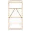  Portant à vêtements avec tablettes 31,5 po x 15,7 po x 68,9 po