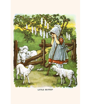 Petite bo peep-impression d’art graphique