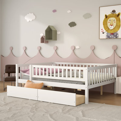 Miyamoto Kids Full Daybed with Drawers