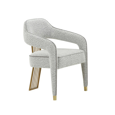 Linen Upholstered Side Chair