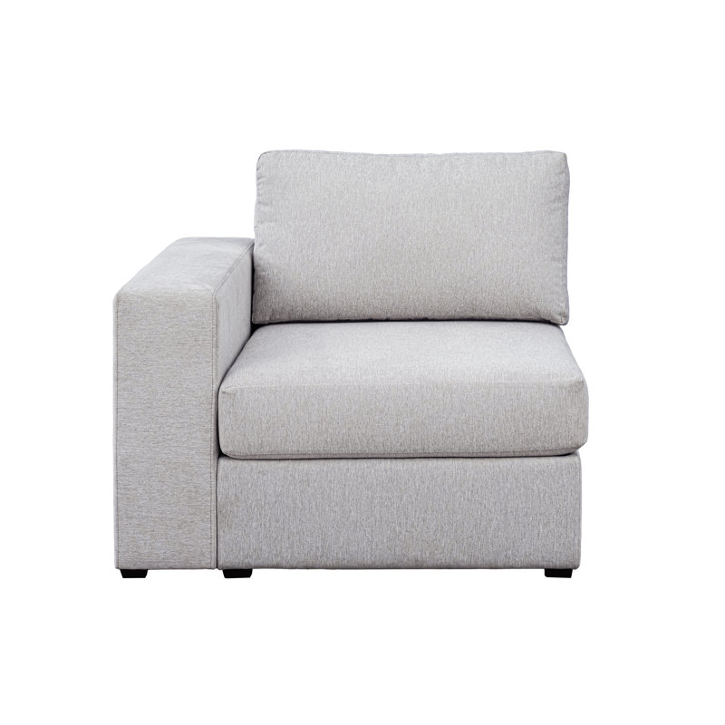 Flex Single Arm Chair, Frost Light Gray