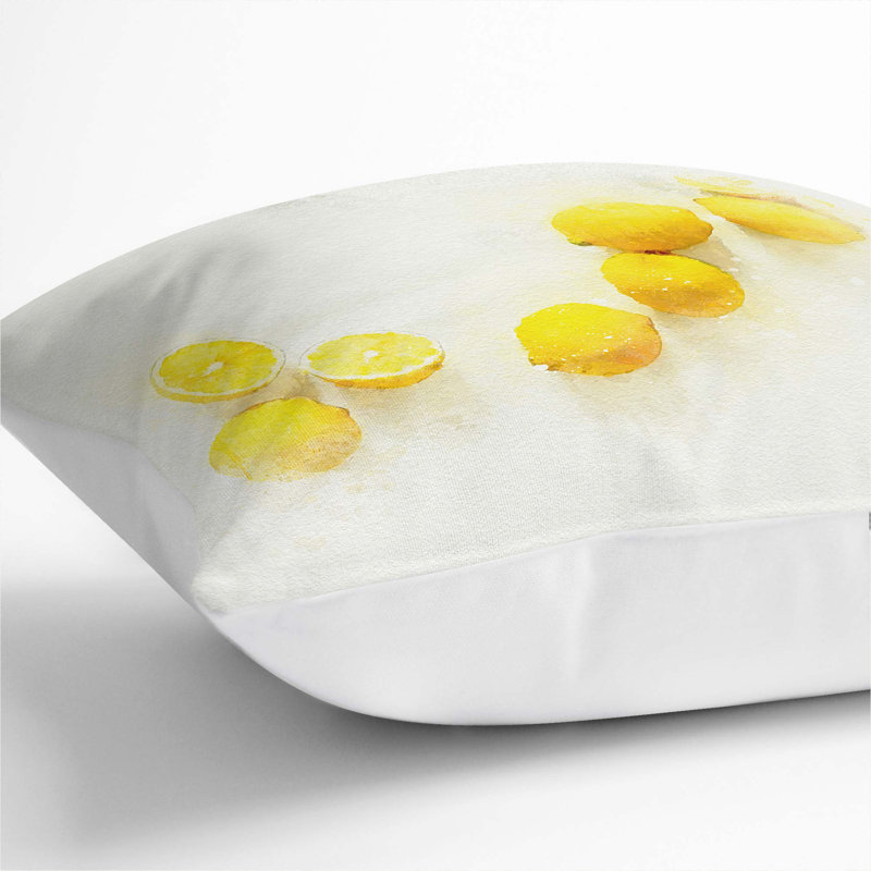 Square Throw Cushion, White, 55cm H x 55cm W x 20cm D