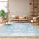 Christa Teal/Ivory Rug