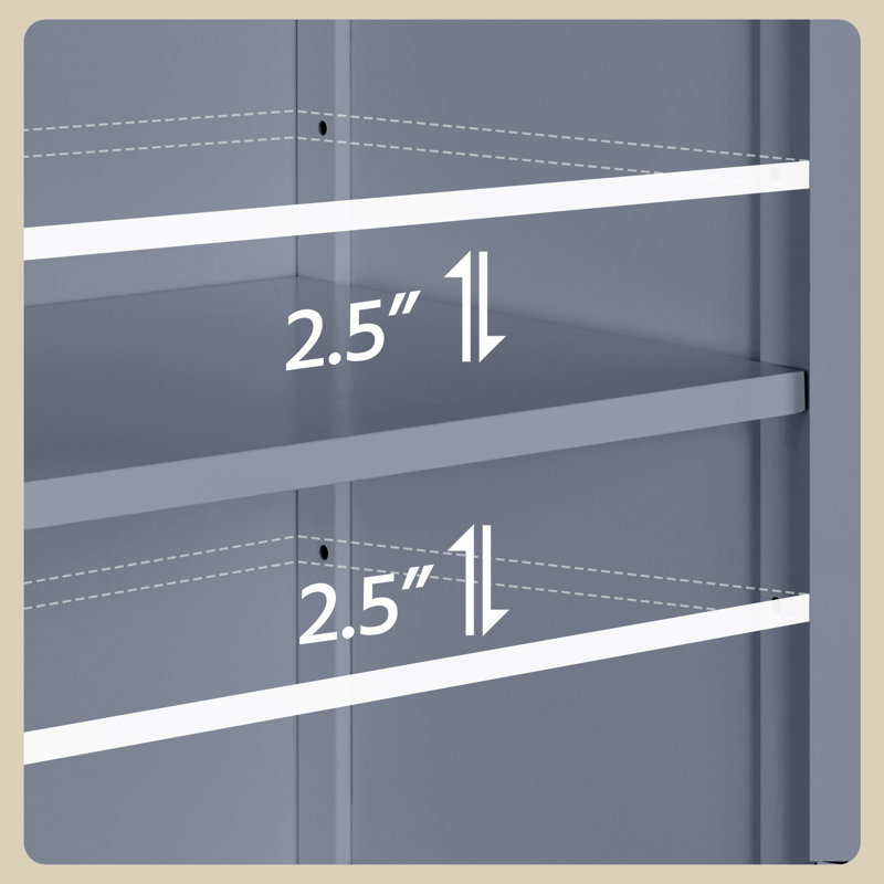 Annia Bathroom Cabinet, Gray