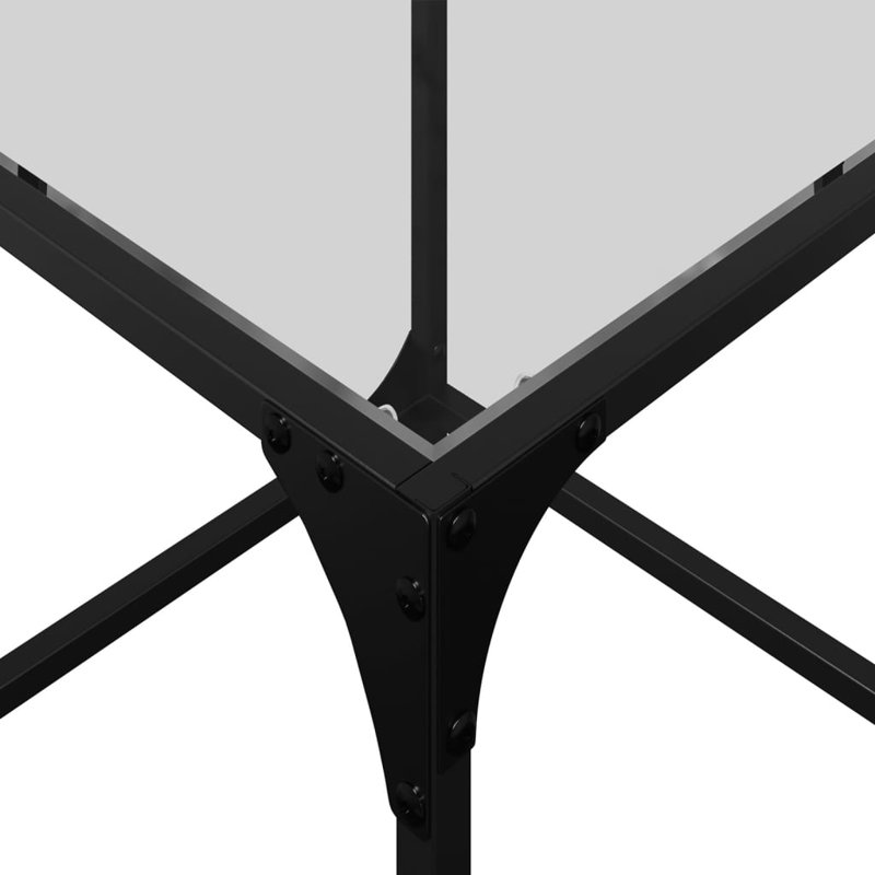 Alim Coffee Table, 40cm H x 40cm L x 40cm W, Transparent