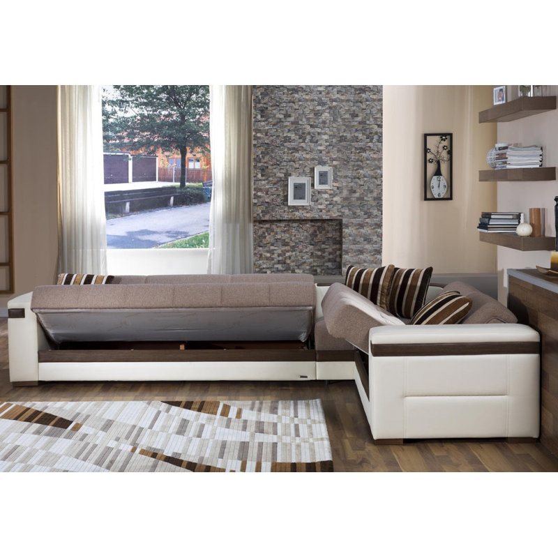 Canapé modulaire lune moutarde Platin