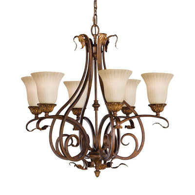 Balsam 6 - Light Shaded Chandelier