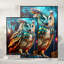 Single Picture Frame LED Illuminated Wall Art Wall Art on Glass / Aluminium-126591095