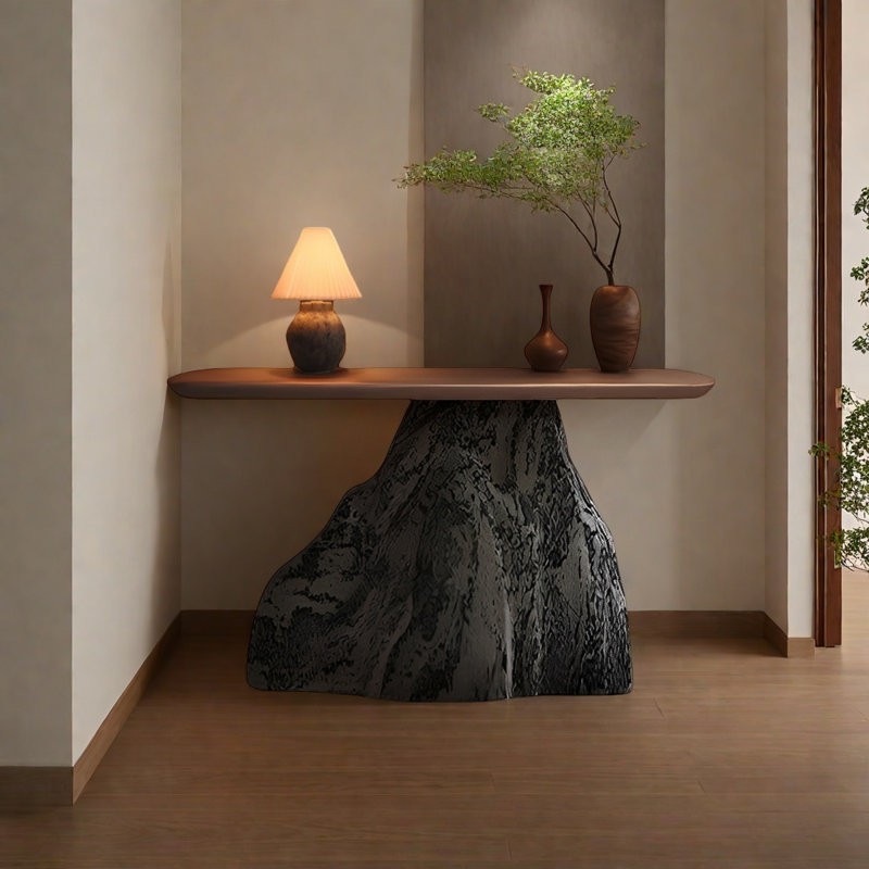 Minimalist Art Console Table, 29.53" H x 39.37" W x 11.81" D