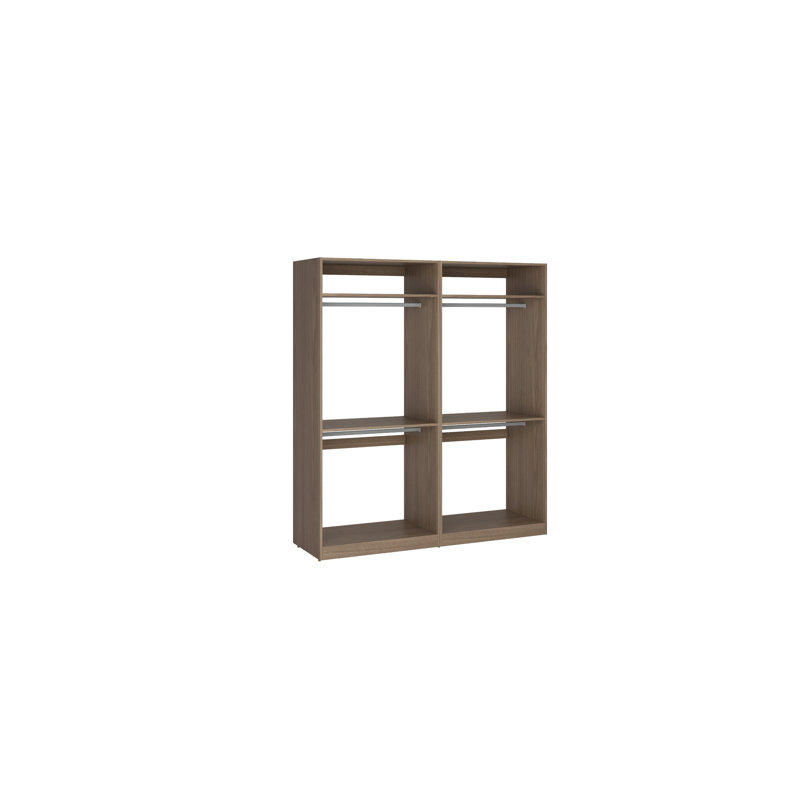 Ensembles de rangement pour garde-robe 36/36 po, Brun