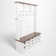 Hall Tree 56.3" Wide With Bench And Shoe Storage
