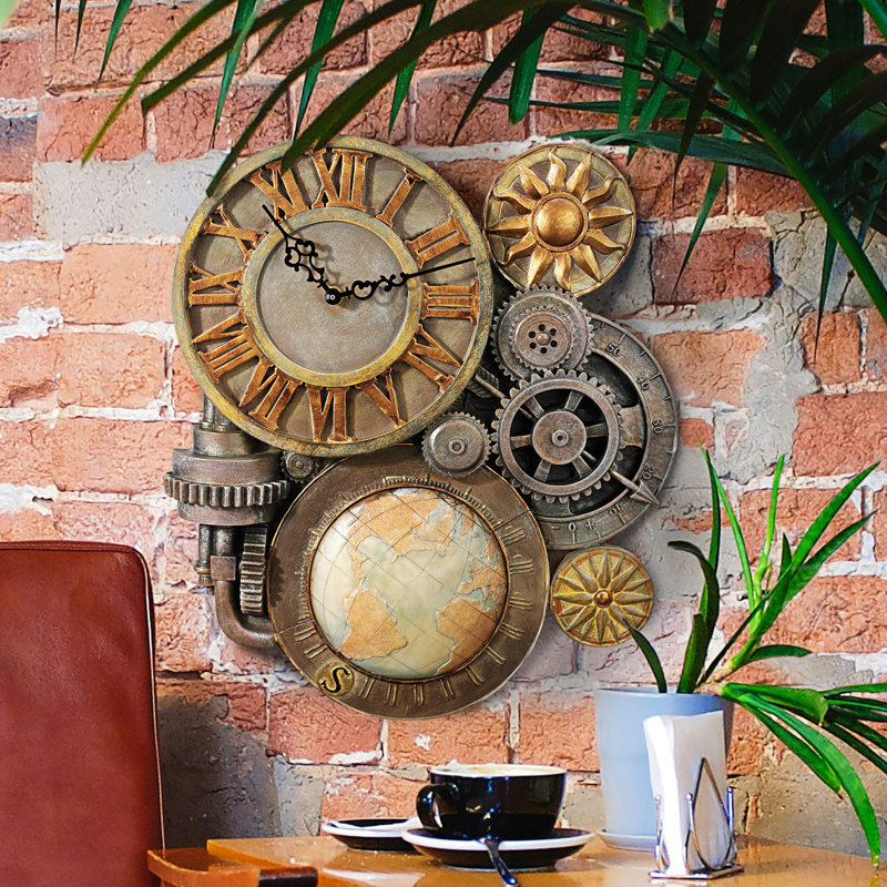 Horloge murale à engrenages Bagdad, Moyen