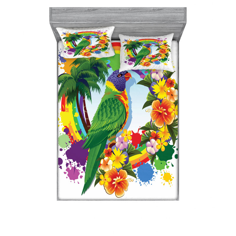 Microfiber Sheet Set, Full Sheet Set with Fitted Sheet