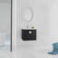 Ensemble de meuble-lavabo simple 23,8 po avec plateau en céramique Jahkeem