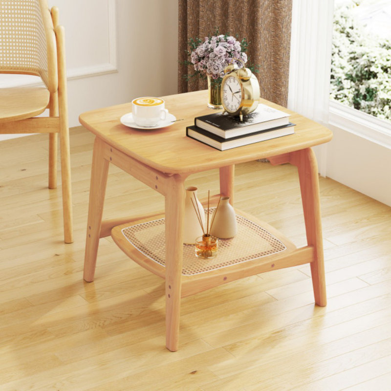 Table d'appoint en bambou Boho