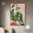 Green Martini Girl Canvas Boho Colorful Wall Art by Art Remedy-104321530-111664722