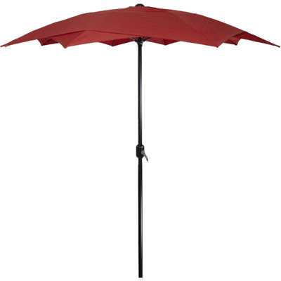 Parasol d'extérieur Lotus avec manivelle