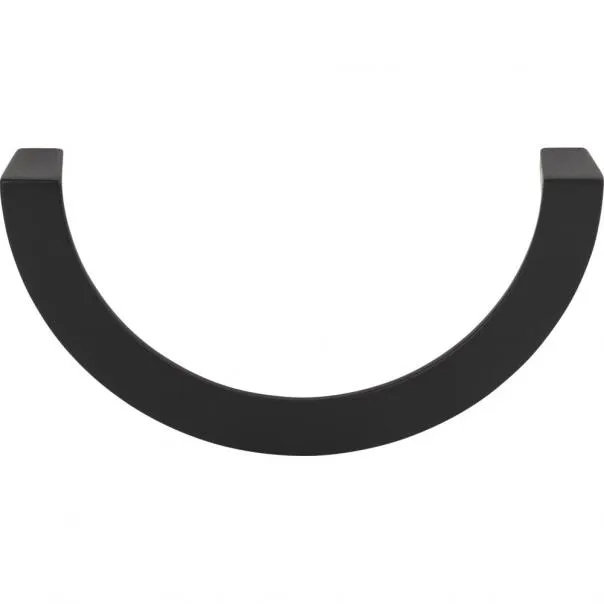 Roundabout 3" Center to Center Drop handle, Matte Black, 5 1/16"