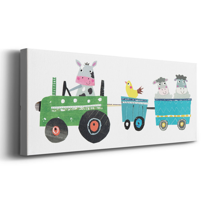 «Cute Farm» sur toile, H 8 po x l 20 po x P 1,5 po