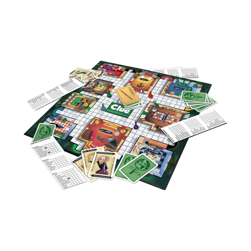Winning Moves 6 Player Paper Clue