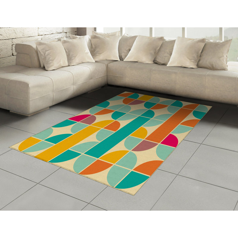 Roxie Ikat Hand Woven Area Rug, Rectangle 120 x 180cm