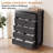 4-Piece Bedroom Set, Two 3-Drawer Dressers, 5-Drawer Chest and 6-Drawer Dresser with Interlocking Drawer System-840473534-855219765