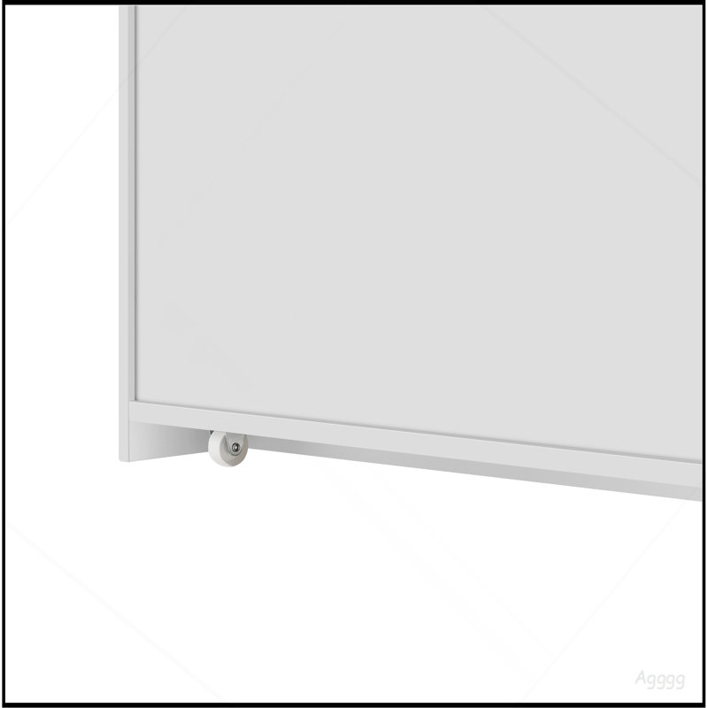 Table de salle à manger extensible avec plateau pliable, table de bar avec tiroirs et prise de courant, îlot de cuisine avec roulettes et crochets, buffet pour la cuisine et la salle à manger (blanc crème et naturel)